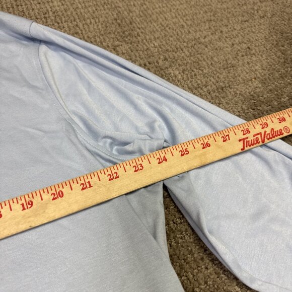 Alfani Henley T-Shirt Blue Long Sleeve Men’s Size XXL NWT - Picture 3 of 11